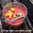 10oz Hand-Poured Soy Coconut Candle