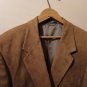 Bert Pulitzer Mens Vintage SuperSuede Style Polyester Light Brown/Tan Blazer Size 44 Reg