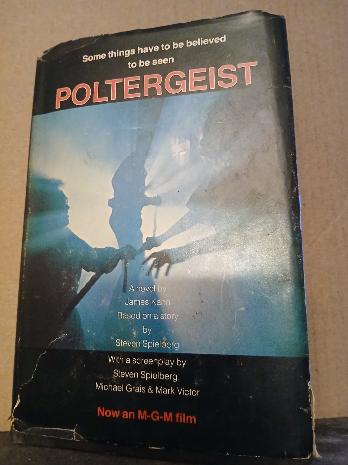 Poltergeist by James Kahn (HCDJ, Vintage 1982, Book Club Edition)