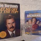 ANCHORMAN Ron Burgundy BLU-RAY -W/Book and Scotchglass CURATED Gift Set Bundle ANCHORMAN Ron Burgundy BLU-RAY -W/Book and Scotchglass CURATED Gift Set Bundle