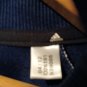 Adidas Climalite Track Jacket Xl Navy White Stripes with white stripes and piping XL