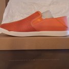 Olukai Pehuea Maka Girl's Comfort Slip-on Shoe Size 6 Spiced Coral/Flame orange NEW in Original BOX