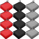 Batiyeer 12-Pack Golf Towels Microfiber Waffle Pattern 16"x16" with Clips