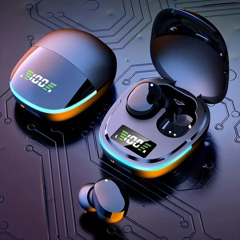 G9S TWS Wireless Earphones Touch LED Display Gaming Earbuds - geniy