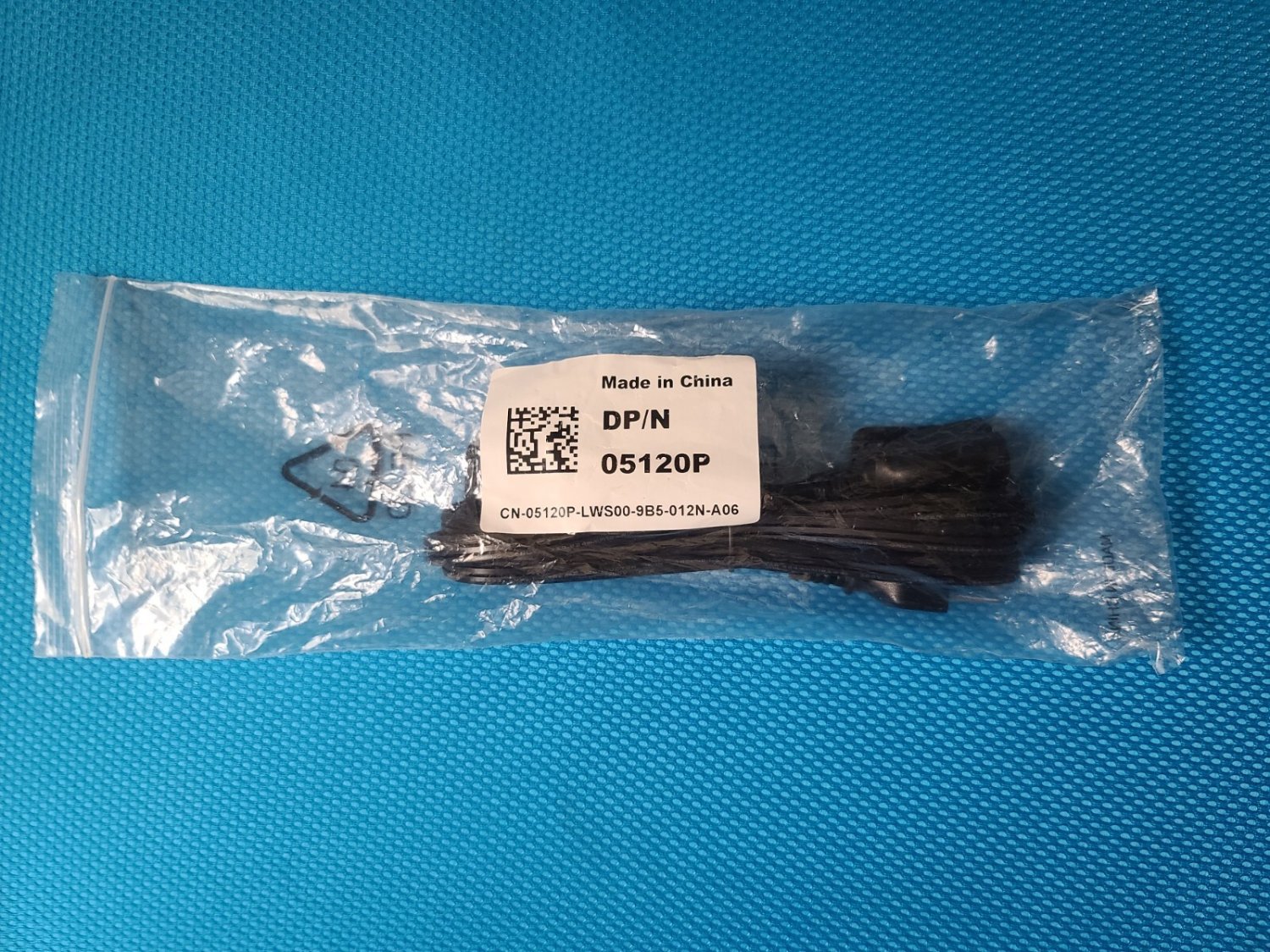 Dell OEM 6ft 3-Prong AC Power Cord DP/N 05120P C13 to 5-15P