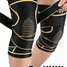 Copper Knee Braces With Strap For Women Men, Knee Support Compression Sleeve USG Copper Knee Braces With Strap For Women Men, Knee Support Compression Sleeve USG