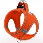 Breathable Reflective Dog Harness Easy Step-In Safety Vest Brown / Orange / Navy Blue / Hot Pink USG