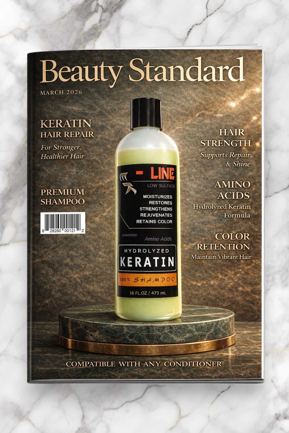Hydrolyzed Keratin Shampoo by EK Brand - 828260001212 Beauty Standard