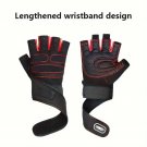 Half-Finger Gym Gloves with Wrist Support Non Slip Fitness Training XXX