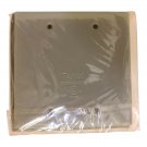 Bell 2-Gang Weatherproof Blank Cover Gray 5175-0 NEMA 3R Outdoor Protection UPC 050169517505 - geniy