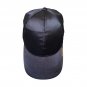 NYC UNDERGROUND Gloss Black Cap Gold Metal Label One Size - Hat Adjustable