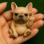 Funny Middle Finger Dog Figurine – Mini Resin Desk & Home Decor Statue