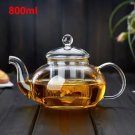 800ml Borosilicate Glass Teapot with Infuser – Heat-Resistant Flower Tea Pot