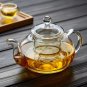 1000ml Borosilicate Glass Teapot with Infuser – Heat-Resistant Flower Tea Pot