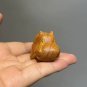 Handmade Mini Wooden Hippopotamus Figurine â Cute Solid Wood Desk Decoration