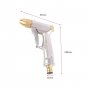 High Pressure Garden Hose Spray Nozzle &acirc;�� Metal Brass Water Gun for Car Wash & Lawn Cleaning