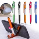5pcs 4 in 1 Multifunction Ballpoint Pen with LED Light, Phone Holder and Stylus