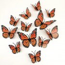 12pcs 3D Monarch Butterfly Wall Decals – PVC Decorative Stickers for Home and Party Decor 12pcs 3D Monarch Butterfly Wall Decals – PVC Decorative Stickers for Home and Party Decor