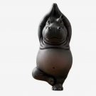 Mini Resin Hippo Yoga Statue – Small Decorative Animal Figurine