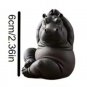Resin Yoga Hippo Figurine â Small Decorative Animal Statue