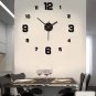 3D Frameless DIY Wall Clock â Silent Modern Acrylic Wall Decor for Home & Office