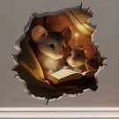 3D Cute Mouse Wall Sticker – Cozy Animal Vinyl Decal for Bedroom & Living Room 3D Cute Mouse Wall Sticker – Cozy Animal Vinyl Decal for Bedroom & Living Room