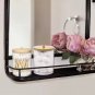 5pcs Acrylic Storage Jar Set with Bamboo Lid Makeup Organizer Cotton Pad and Swab Holder