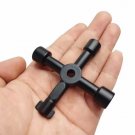 4-in-1 Utility Key Wrench for Electric Cabinets, Water Meters, Gas Valves & Control Panels