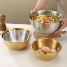 3-Piece Stainless Steel Mixing Bowl Set for Kitchen, Baking, Dough & Salad 3-Piece Stainless Steel Mixing Bowl Set for Kitchen, Baking, Dough & Salad