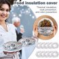 Reusable Aluminum Food Covers â 10-Piece Set Heat Insulation & Freshness Protection Lids
