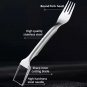 2pcs Stainless Steel Watermelon Slicer Fork Cutter 2-in-1 Fruit Knife Tool