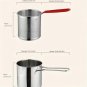 Stainless Steel Mini Deep Fryer Pot with Strainer Basket â Small Oil Frying Pan 12 cm