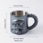 3D Sci-Fi Creature Coffee Mug with Stainless Steel Liner &acirc;�� 390ml Collectible Cup