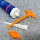 Silicone Sealant Nozzle Removal Tool & Reusable Seal Cap Set for Caulk Tubes