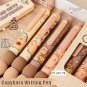 4pcs Cute Capybara Erasable Gel Pen Set â Smooth Writing Cartoon Pens, Blue Ink