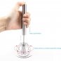 3pcs Semi-Automatic Stainless Steel Egg Whisk | Manual Hand Push Mixer for Eggs & Cream