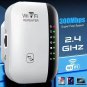 300Mbps WiFi Range Extender 2.4GHz | Wireless Repeater with WPS & LAN Port