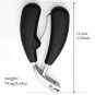 Heavy-Duty Curved Nail Clippers with Wide Opening for Thick Nails