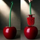 Cherry-Shaped Toilet Brush with Holder – Decorative Bathroom Cleaning Set