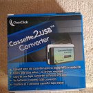 USB Cassette Tape Converter Player + Cassette Tape To MP3 & CD Wizard Software