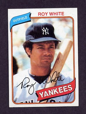 1980 Topps Baseball #648 Roy White - New York Yankees