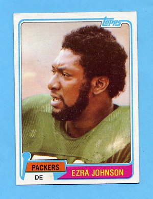 1981 Topps Football #168 Ezra Johnson - Green Bay Packers