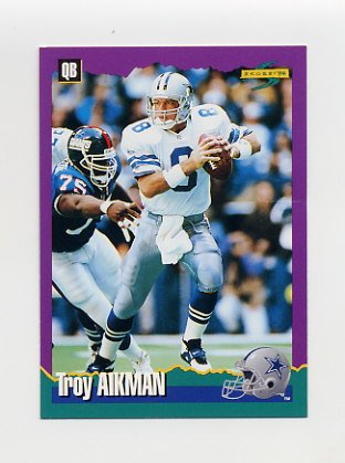 1994 Score Football #002 Troy Aikman - Dallas Cowboys