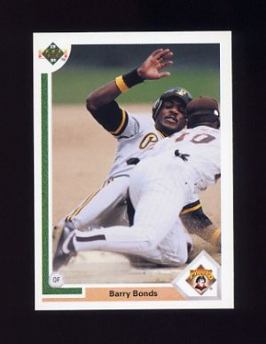 baseball 1991 bonds barry pirates upper deck pittsburgh ecrater cards
