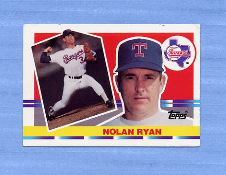 1990 Topps Big Baseball #171 Nolan Ryan - Texas Rangers