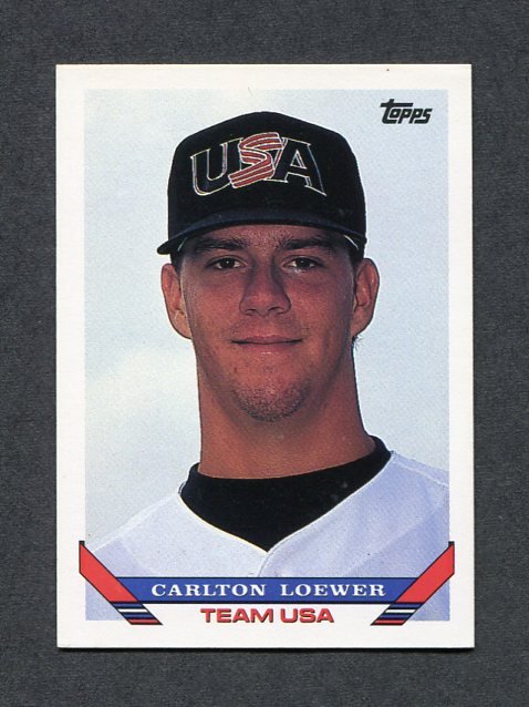 1993 Topps Traded Baseball 004T Carlton Loewer RC Team USA