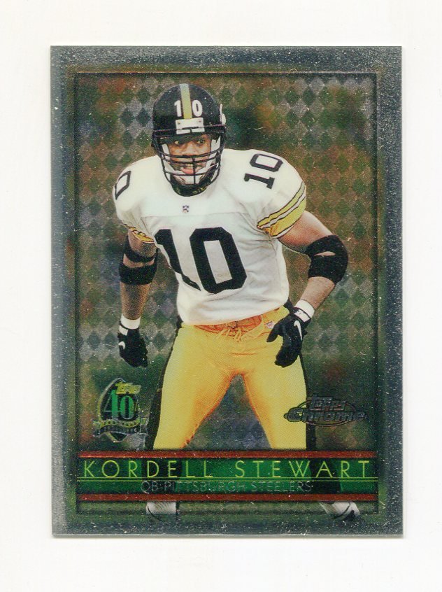 1996 Topps Chrome Football #073 Kordell Stewart 