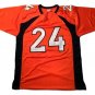 Men Champ Bailey CUSTOM STITCHED Unsigned Football Jersey Orange