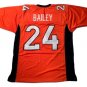 Men Champ Bailey CUSTOM STITCHED Unsigned Football Jersey Orange