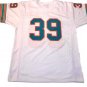 Men Larry Csonka CUSTOM STITCHED Unsigned Football Jersey White